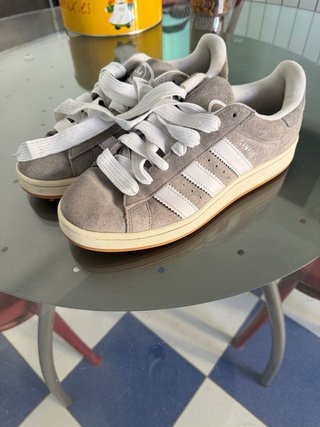 Tênis Adidas Campus Cinza e Branco