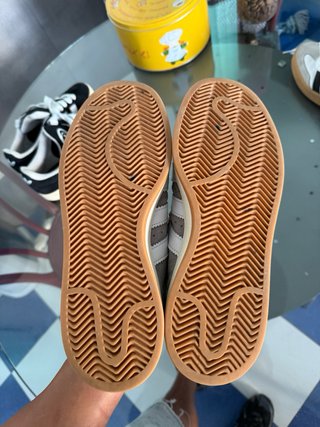 Tênis Adidas Campus Cinza e Branco