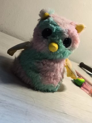 Pájaro peluche Kawaii multicolor