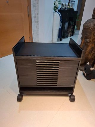 Cajonera Archivador Plástico Negra 50x50x35cm