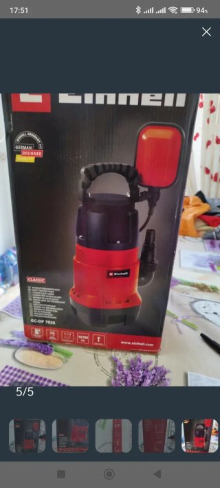 Bomba de aguas sucias Einhell GC-DP 7835
