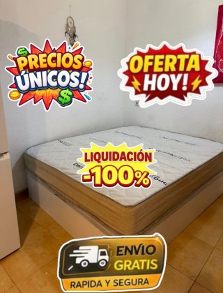 Canapé y colchón de 135x190 en oferta