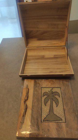 Portafoto in legno con libro foto