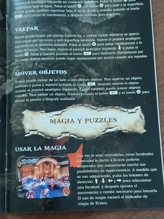 Manuale God of War per PSP