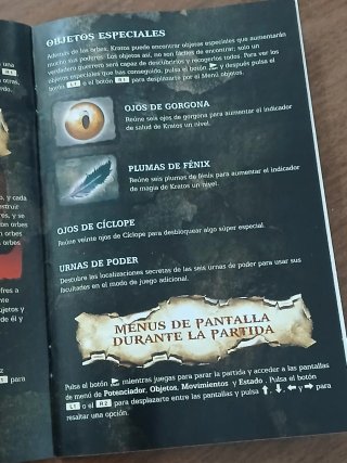 Manuale God of War per PSP