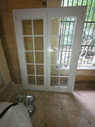 Ventana PVC con palillería