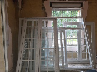 Ventana PVC con palillería