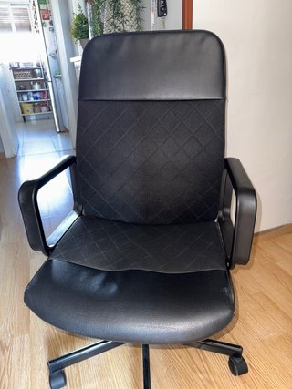 Silla de oficina Ikea negra