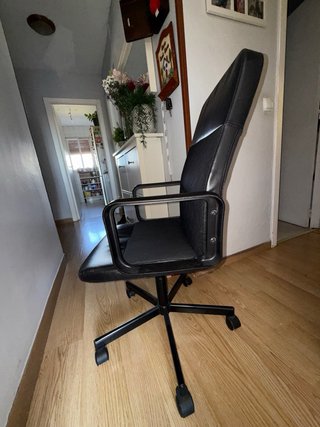 Silla de oficina Ikea negra