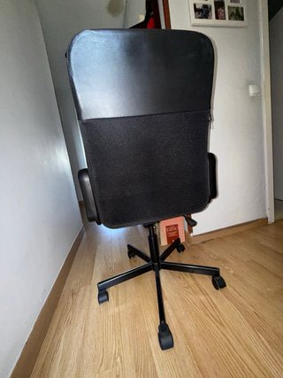 Silla de oficina Ikea negra