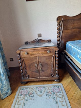 Dormitorio nogal años 40