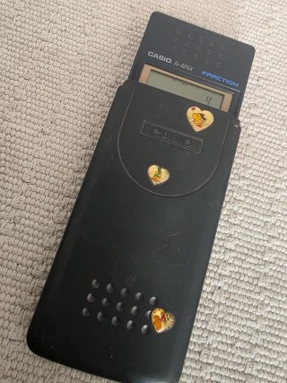 Calculadora Casio fx-82SX Vintage Funcional + Tapa