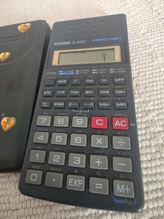 Calculadora Casio fx-82SX Vintage Funcional + Tapa