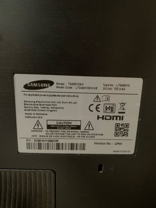 Monitor LED Samsung TV