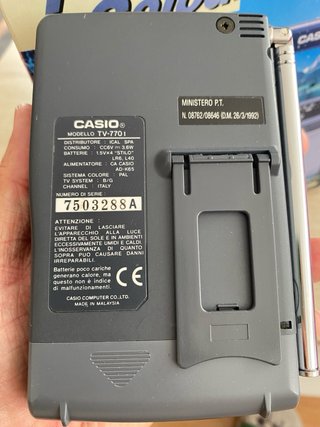 TV Portátil Casio TV-770