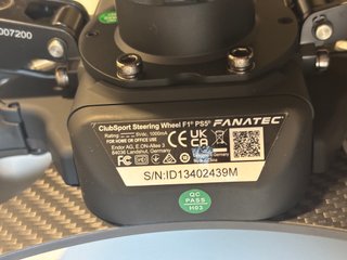 Volante Fanatec F1 V2.5 PS4/PS5 y PC