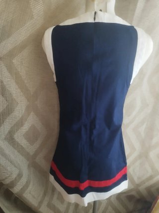 Vestido corto estilo marinero