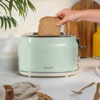 Salter Retro Kettle and Toaster Set 2 Slice,
