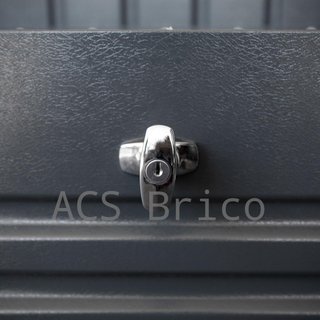 Baúl Arcón Metálico Antracita - 135x67x69 cm - Trimetals