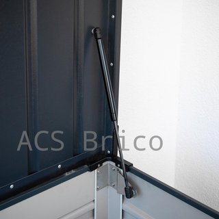 Baúl Arcón Metálico Antracita - 135x67x69 cm - Trimetals