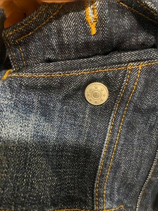 Vintage Denim Blazer Jacket Western Y2K Tailored Fit 00s Premium Cotton
