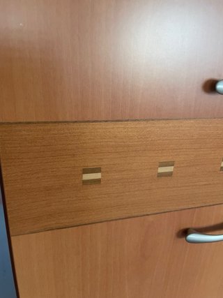 Mueble comedor moderno madera y cristal