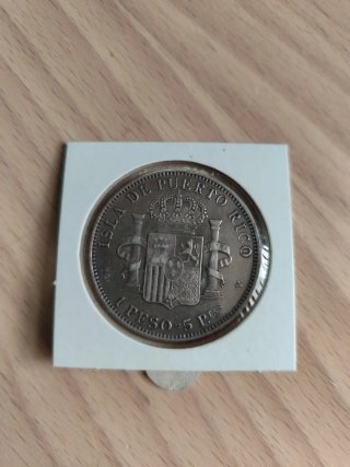 Lote 3 monedas 5 ptas. 1 de 1000 reis (Réplicas)