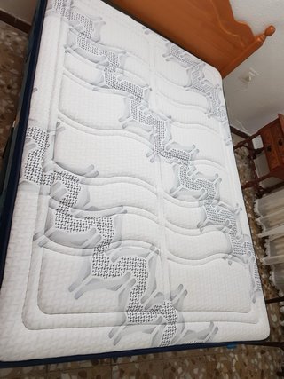 Cabecero cama 135, somier y colchón