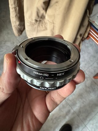 Adaptador K&F Concept Nikon G a Sony