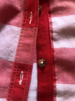 Camisa a cuadros roja y blanca Lloyd's