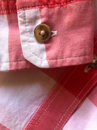 Camisa a cuadros roja y blanca Lloyd's