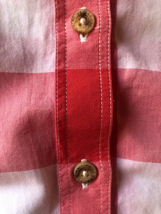 Camisa a cuadros roja y blanca Lloyd's