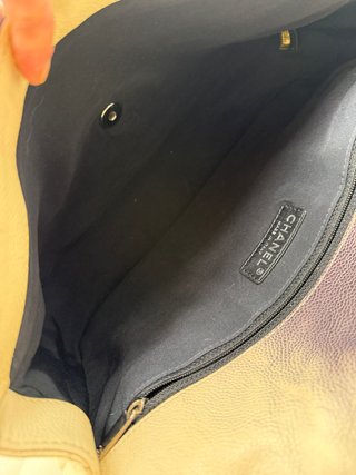 Bolso Chanel Timeless Piel Degradé Blanco/Gris