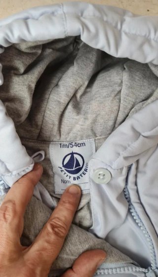Mono buzo bebé invierno Petit Bateau