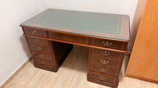 Escritorio Vintage Piel y Madera