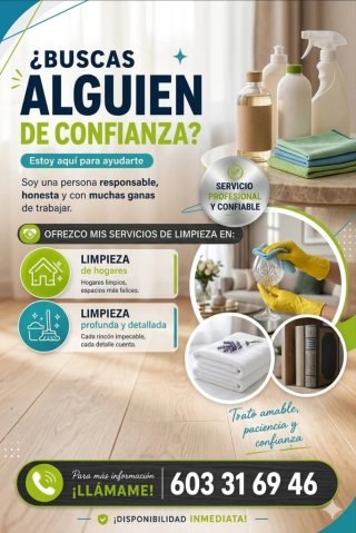 Servicio de limpieza en Palma y alrededores