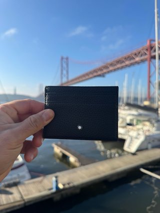 Porta cartões Montblanc preto