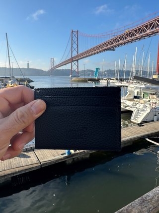 Porta cartões Montblanc preto