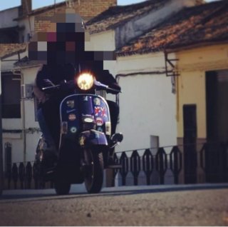 Vespa Px200 Azul