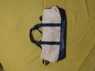 Bolso Calvin Klein Azul y Blanco