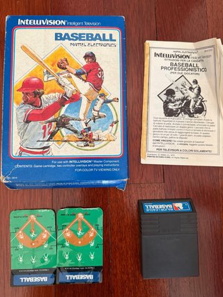Intellivision Baseball Mattel Electronics