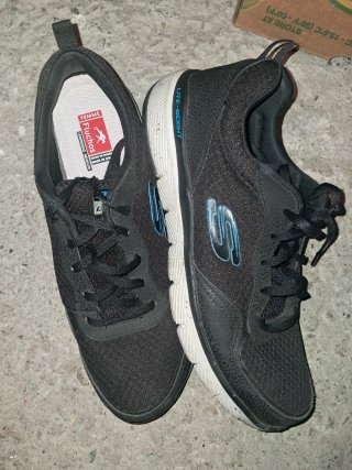 Zapatillas Skechers Hombre Negras
