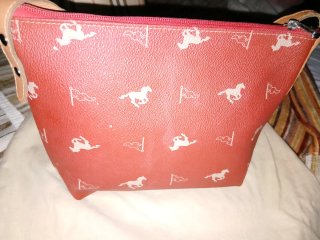 Bolso pequeño estampado caballos