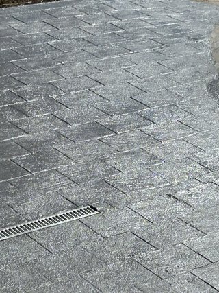 Suelo de hormigón impreso y pulido