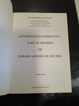 Autorización federativa para el manejo de embar...