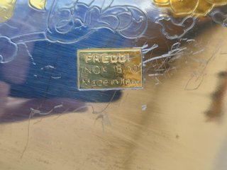 Pesciera FREDDI in Acciaio Inox 18/10 e Oro