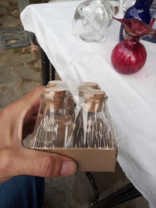 Lotto 18 Vasetti Vetro