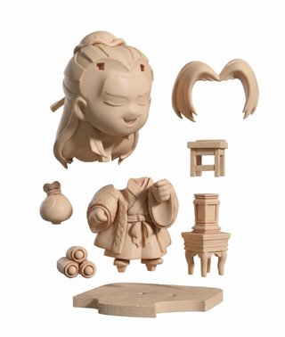Figura para pintar de Jinshi