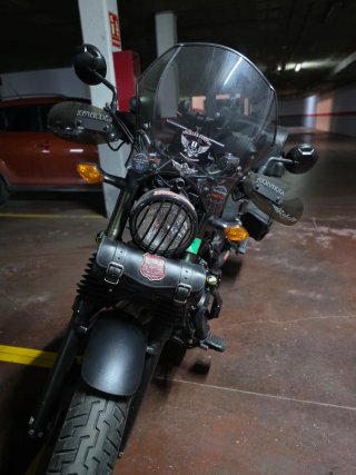Honda Rebel 500 Full-Touring Negra