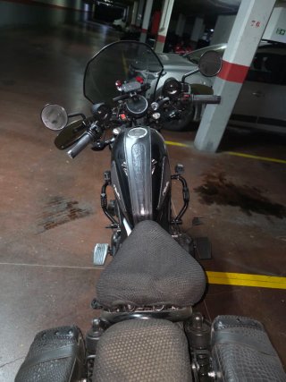 Honda Rebel 500 Full-Touring Negra